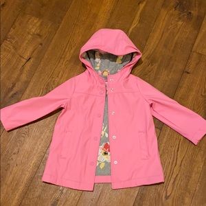 3T pink GAP raincoat